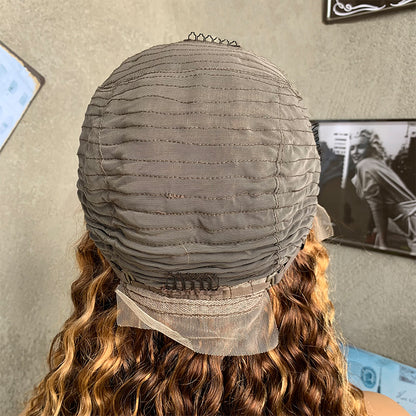 20" 27 Deep Wave Lace Front Human Hair Wigs