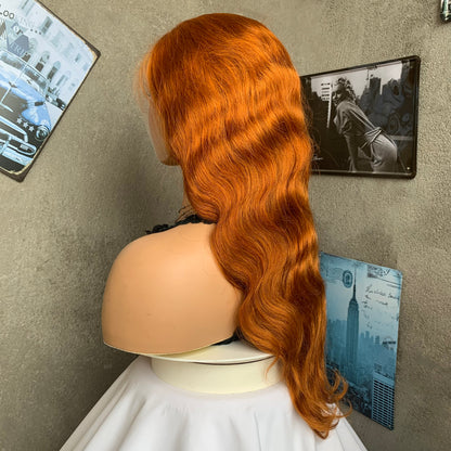 22" 28R Body Wave Lace Front Human Hair Wigs