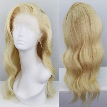 Blonde 613 Body Wave Lace Front Human Hair Wigs