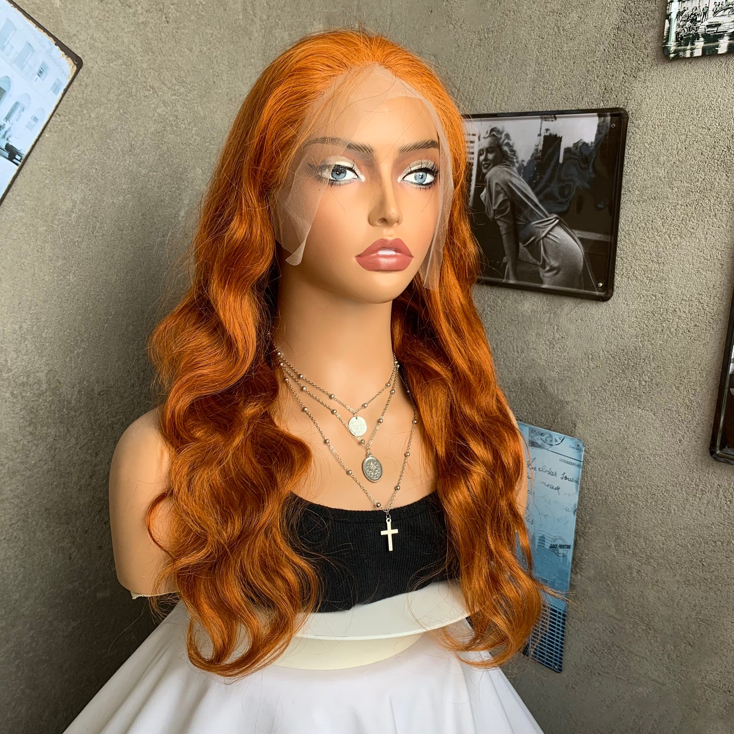 22" 28R Body Wave Lace Front Human Hair Wigs