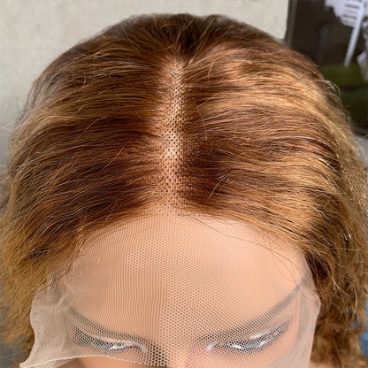 20" 27 Deep Wave Lace Front Human Hair Wigs