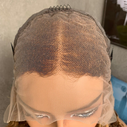 20" 27 Deep Wave Lace Front Human Hair Wigs