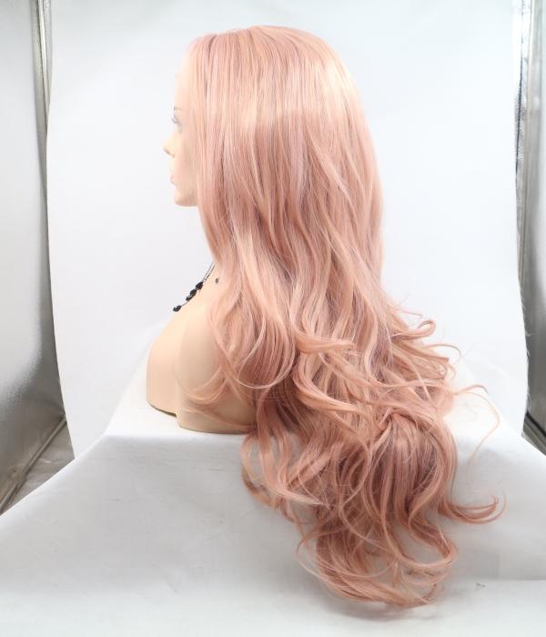 26" Colored Body Wave Lace Front Human Hair Wigs