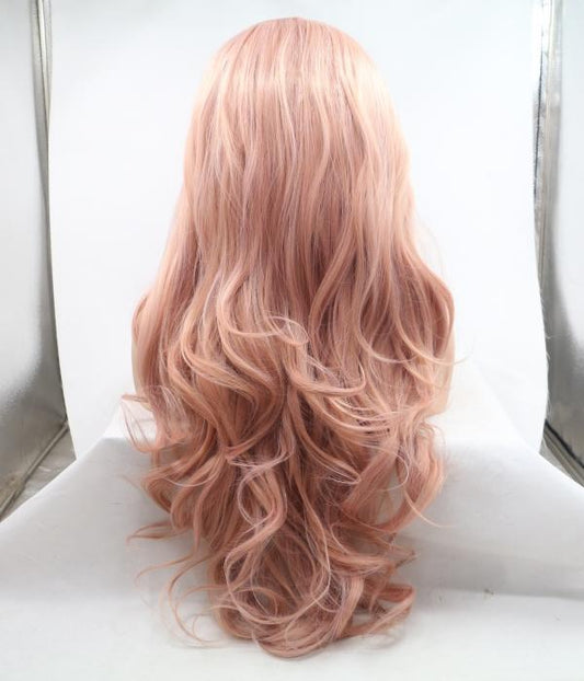 26" Colored Body Wave Lace Front Human Hair Wigs