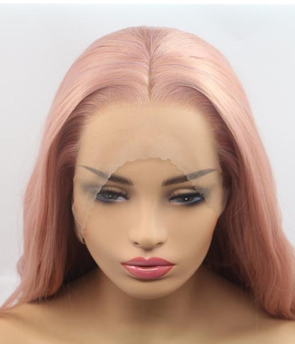 26" Colored Body Wave Lace Front Human Hair Wigs